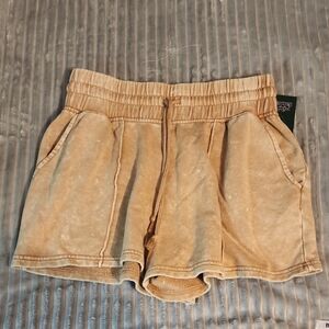 NWT Wild Fable Tan Drawstring Lounge Shorts Size M